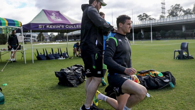 Johnny Sexton returns to the Ireland team for the second Test against Australia. Photo: Dan Sheridan/Inpho