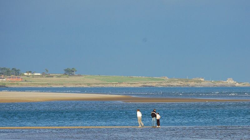 Malahide, Co Dublin: “People think of gratitude as a gentle emotion but the feeling I had, walking on the morning beach, was quite fierce. The sharp October light. This huge strand, under a silent sky, now zombified by a crowd of slow-walking, scattered human beings. All of us so blessed by the view and by the weather.”