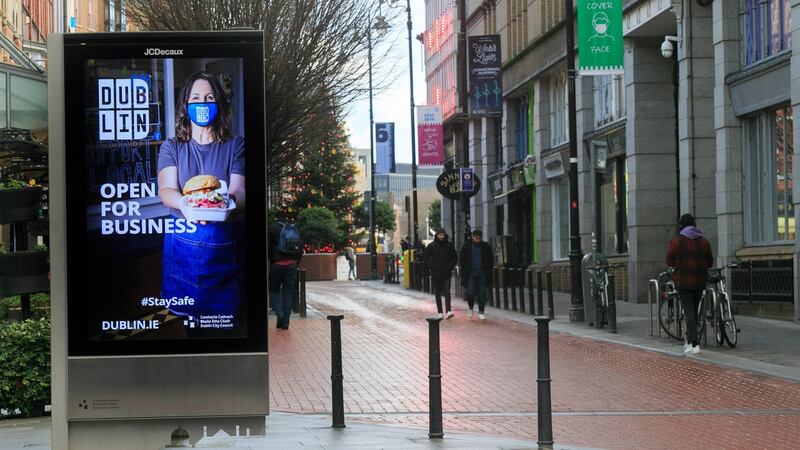 Further restrictions on business were announced by the Government on Wednesday. Photograph: Gareth Chaney/Collins