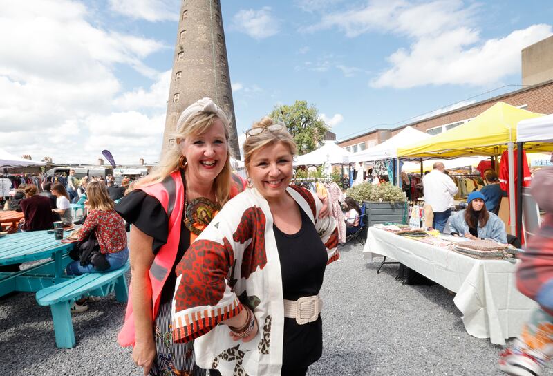 Emma Brereton and Tara McGuinness who run We Love Markets at the Digital Hub in the Liberties. They describe it as a "curated" market. Photograph: Alan Betson