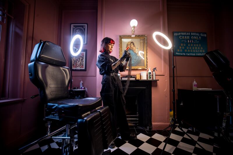 Ali Crawley at Heartbreak Social Club on Drury Street, Dublin 2. Photograph: Tom Honan
