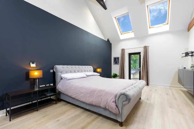 Main bedroom. Photograph: James Osborne