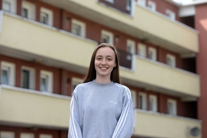 Megan Atkinson: ‘I already know my experience of disadvantage but it’s been highlighted by this.’ Photograph: Alan Betson/The Irish Times
