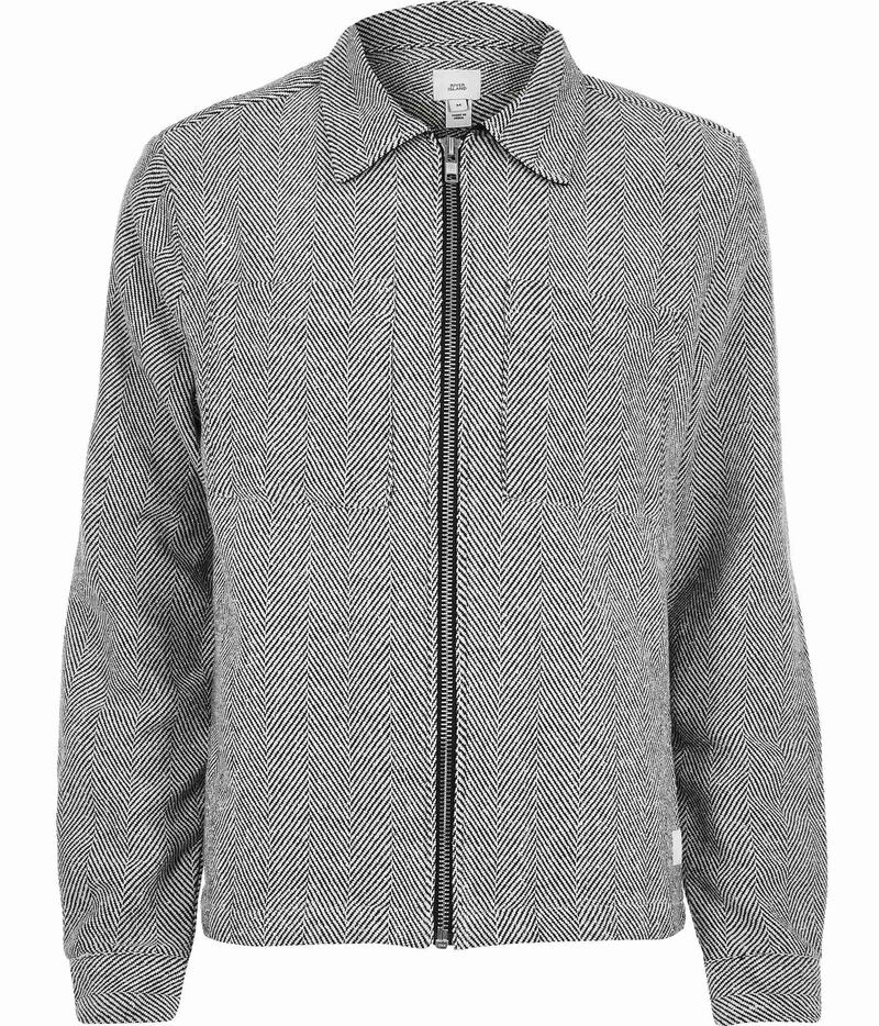 River Island grey Rio overshirt, <NO1>Û<NO>¤50