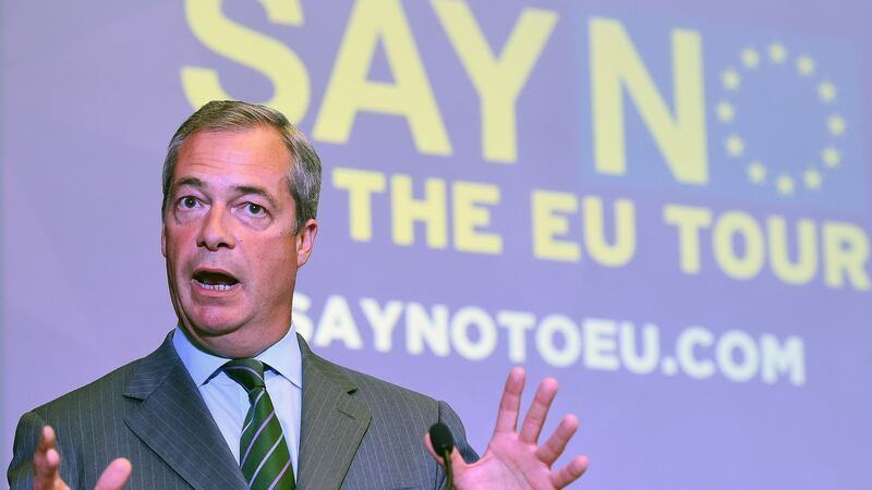 Nigel Farage, former leader of the UK Independence Party