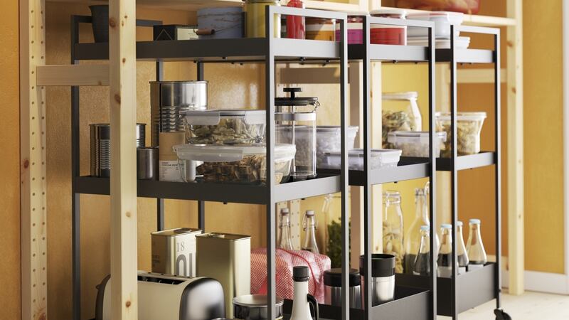 Nissafors trolleys, 50.5cm long by 83cm high,  €20 from Ikea