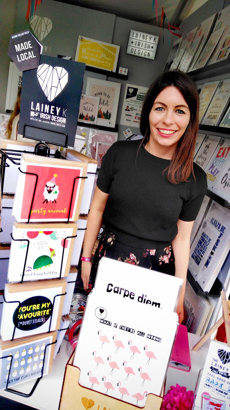 Elaine Kellegher, an Irish card designer, says her largest customer base is those aged 25-40