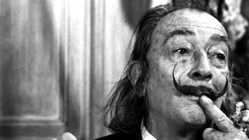 Salvador Dali in a March 6th, 1975 photo taken in New York. The DNA recovered from the remains will be compared with samples from Pilar Abel, who claims to be the result of a liaison her mother had with Dalí in 1955. Photograph: AP