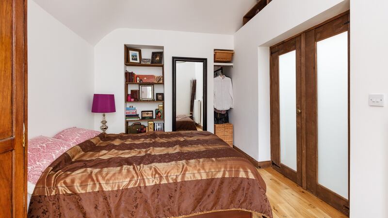 One of the bedrooms at 13 Baldoyle Road