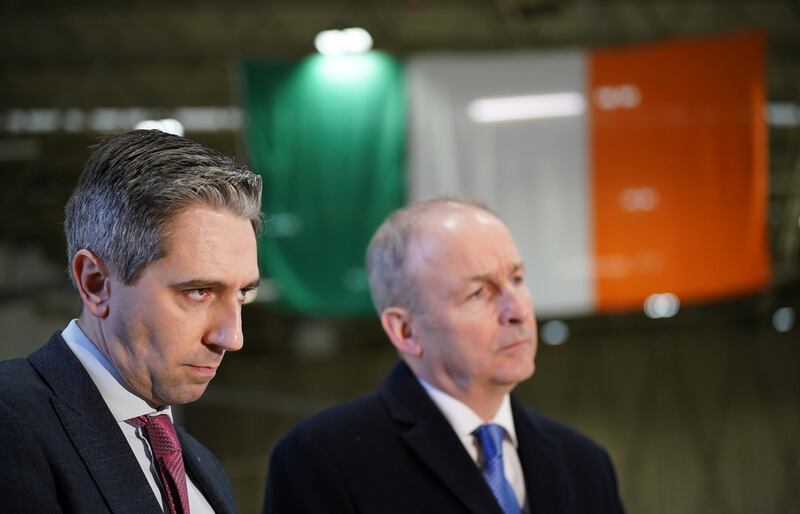 The joining together of Fine Gael and Fianna Fáil marked an apt conclusion to the first century of nation building. Photograph: Niall Carson/PA