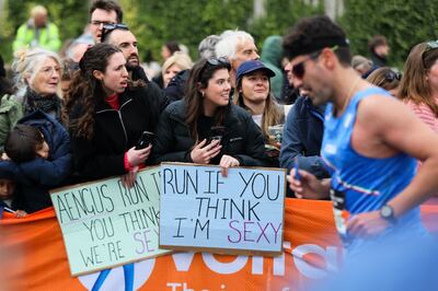 The 2024 London Marathon. Photograph: by Alishia Abodunde/Getty Images