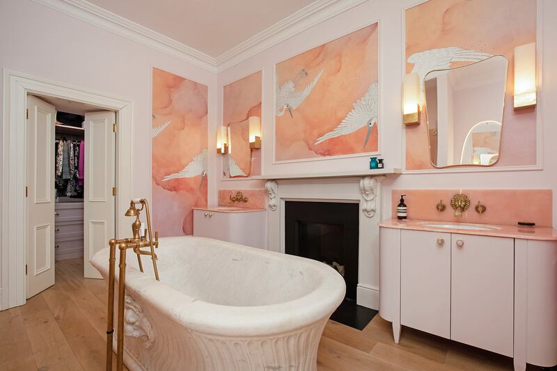 'Mermaid' bathroom. Photograph: David Killeen