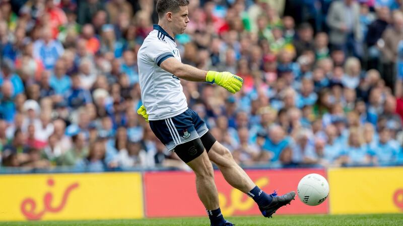 Dublin goalkeeper Stephen Cluxton at the All-Ireland SFC final at Croke Park on September 1st. Photograph: Morgan Treacy/Inpho
