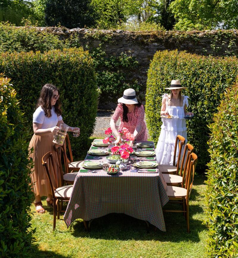 Dress outdoor dining areas with same consideration you would approach a dinner party in your home