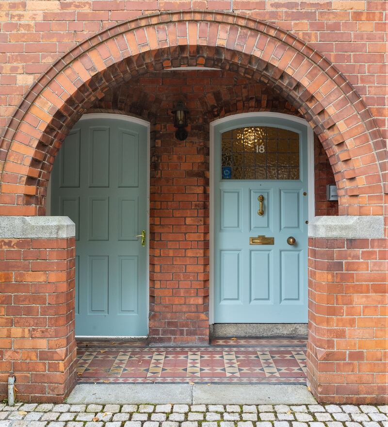 The entrance porch