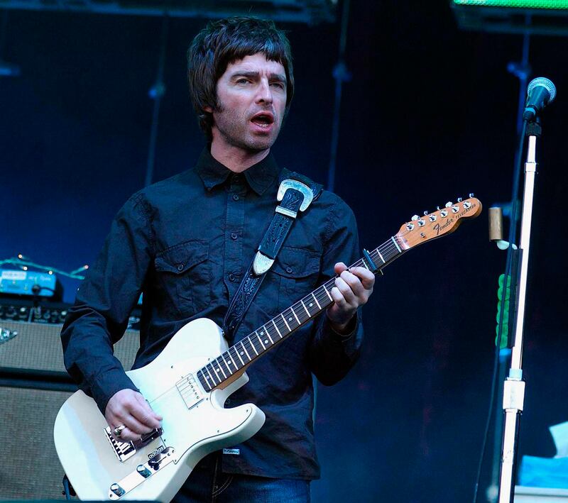 Noel Gallagher performs at Marlay Park, Dublin, on June 16th, 2005. Photograph: ShowBizIreland/Getty Images