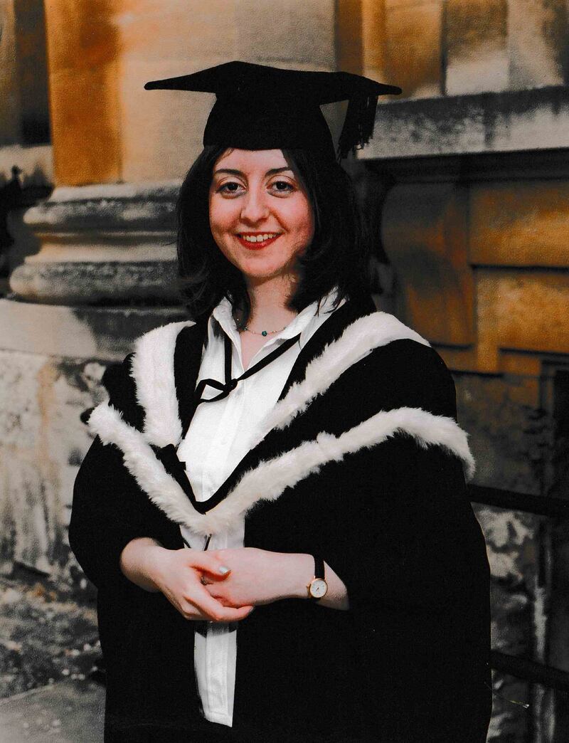 Mary Minihan pictured at her graduation from Oxford University
