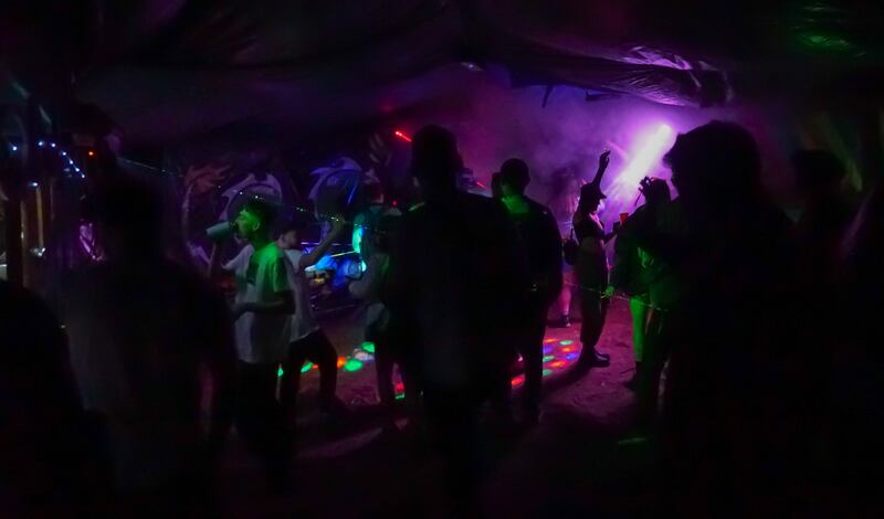 Organisers of the illegal raves say they 'do their best to make everyone feel safe and look out for one another'. Photograph: Enda O'Dowd