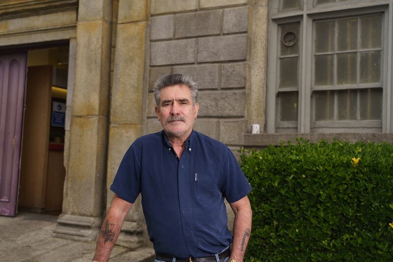 Martin Collins, co-director of Pavee Point: 'Many, many Travellers – not all Travellers, but the majority – demonstrate their love and their grief and their loss by erecting large headstones. That has to be respected.' 
Photograph: Barry Cronin 