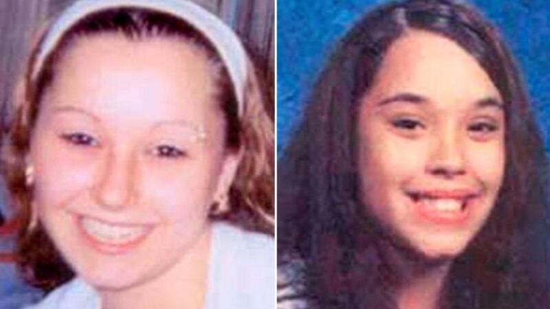 Amanda Marie Berry (L) and Georgina Lynn Dejesus are pictured in this combination photograph in undated handout photos released by the FBI. Berry, missing since April 2003, when she was 16, and Dejesus, missing since April 2004, when she was 14, were found in Cleveland, Ohio May 6th, not far from where they were abducted. A third girl, Michelle Knight, was found at the same house. Photograph: FBI/Handout/Reuters