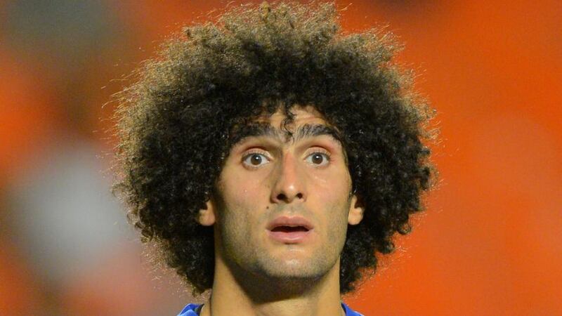Marouane Fellaini (25) has been the subject of a €19m bif from Manchester United. Photograph: Scott A. Miller / AP Images for Guinness International Champions Cup
