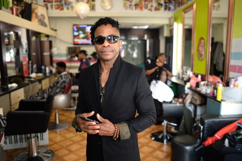 Parnell Street: Caesar Omovbude. Photograph: Dara Mac Dónaill