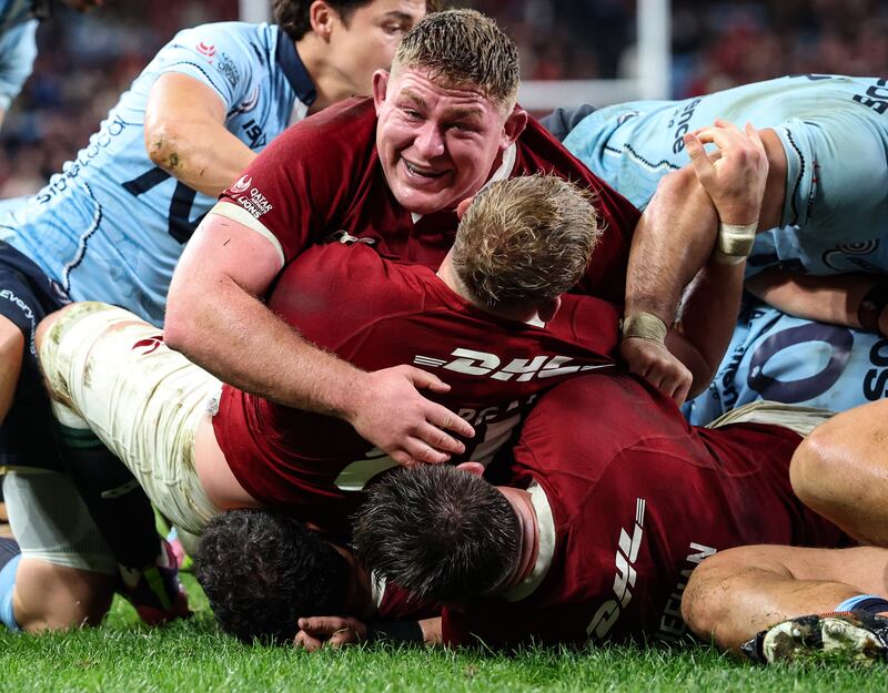 Tadhg Furlong in action against the Waratahs. Photograph: Billy Stickland/Inpho