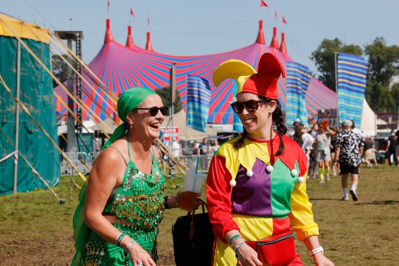 Jane Deere and Aoife Hayes from Limerick. Photograph: Alan Betson/The Irish Times

