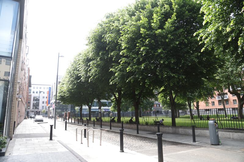 Foley Street (formerly Montgomery Street), part of the area that James Joyce referred to as Nighttown. Photograph: Bryan O'Brien