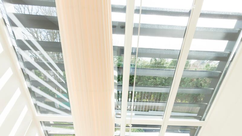 Druantia, Woodlands Park, Blackrock:   huge bright windows overlook  secluded gardens