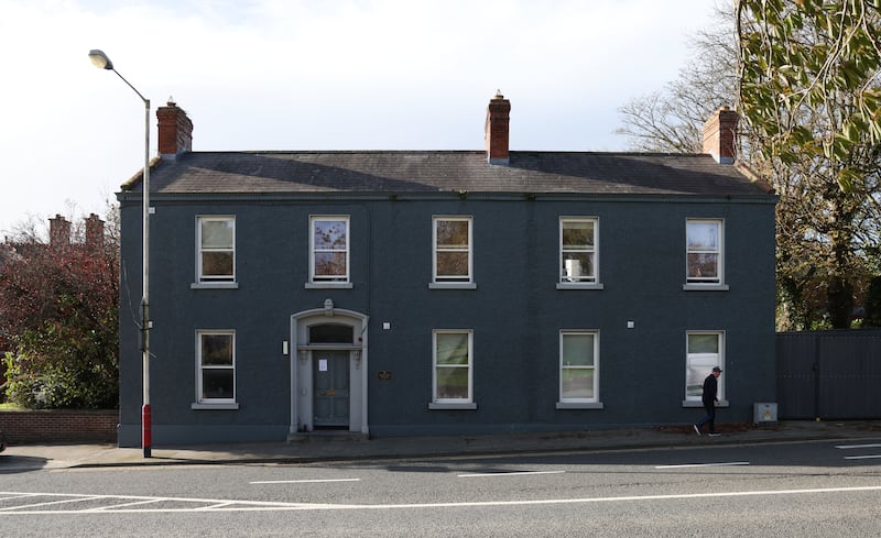 The scene of a suspected arson attack on  a centre housing asylum seekers on George’s Street Drogheda, Co Louth. Photo: Bryan O’Brien 