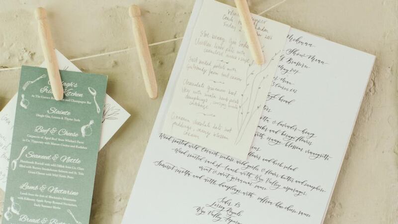 Clodagh McKenna writes little notes about who came and what they had to eat, and then she hangs them on a string. Photograph: Dora Kazmierak and Claire Menary