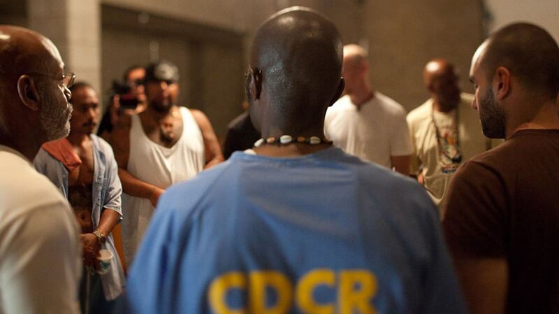 There’s something indescribably moving about watching grown men – at least one of whom has tried to cut another man in half – wail and sob