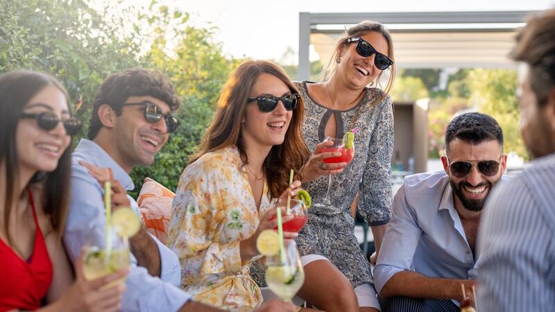 ‘It’s very common in France to have people over to your house for a pre-dinner drink in summertime. You’d always sit in the garden if it’s a warm sunny day.’