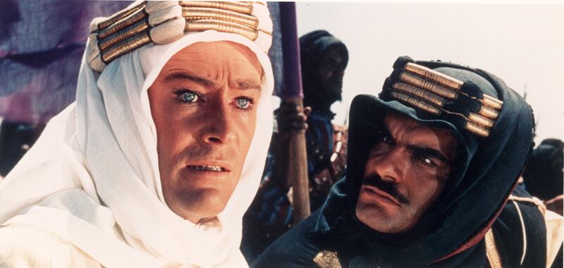 Peter O'Toole and Omar Sharif in Lawrence of Arabia. Photograph: Columbia Pictures