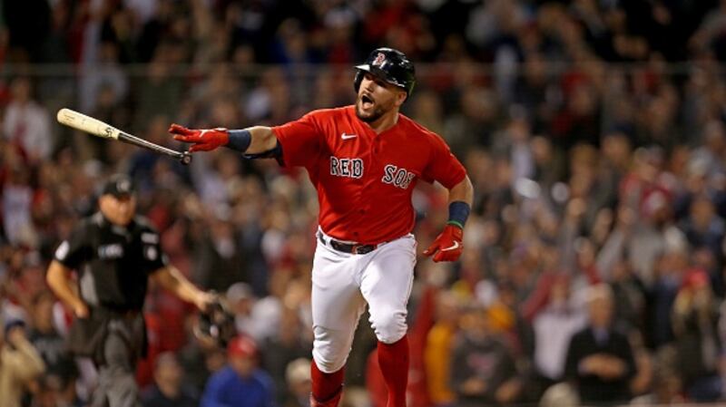 The practice of bat-flipping is still seen as a no-no by many, something that can easily alienate younger fans. Photograph: Stuart Cahill/Getty Images