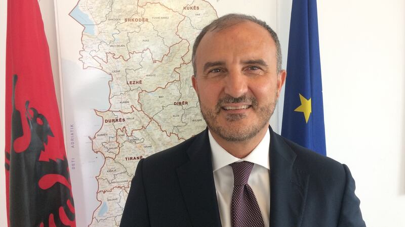 Luigi Soreca, EU ambassador to Tirana, who hopes member states will agree this week to launch accession talks with Albania.
