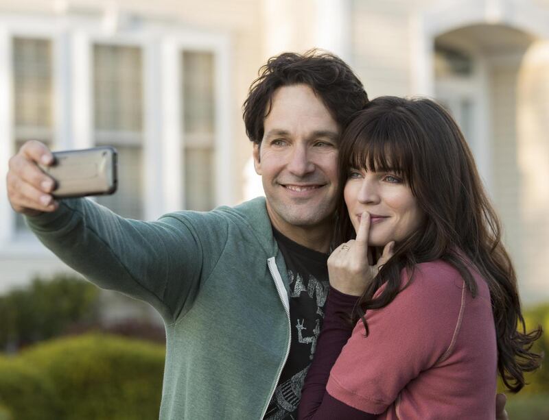 Aisling Bea and Paul Ruud in Living with Yourself