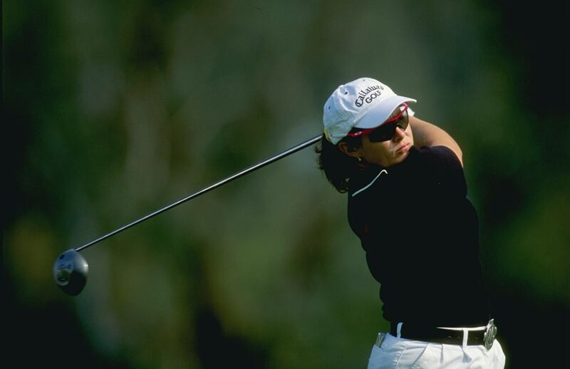 On this day in 1998, Rachel Hetherington made a breakthrough on the LPGA Tour with a victory in the Betsy King Classic at Berkleigh Country Club in Kutztown, Pennsylvania. Photograph: Harry How/Allsport