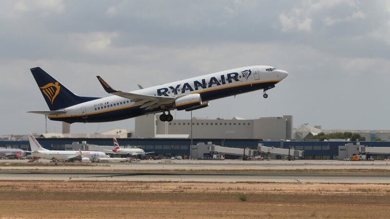 Ryanair has confirmed it will cancel 16 flights on Tuesday as its Irish pilots continue a series of one-day strikes. File photograph: Enrique Calvo/Reuters