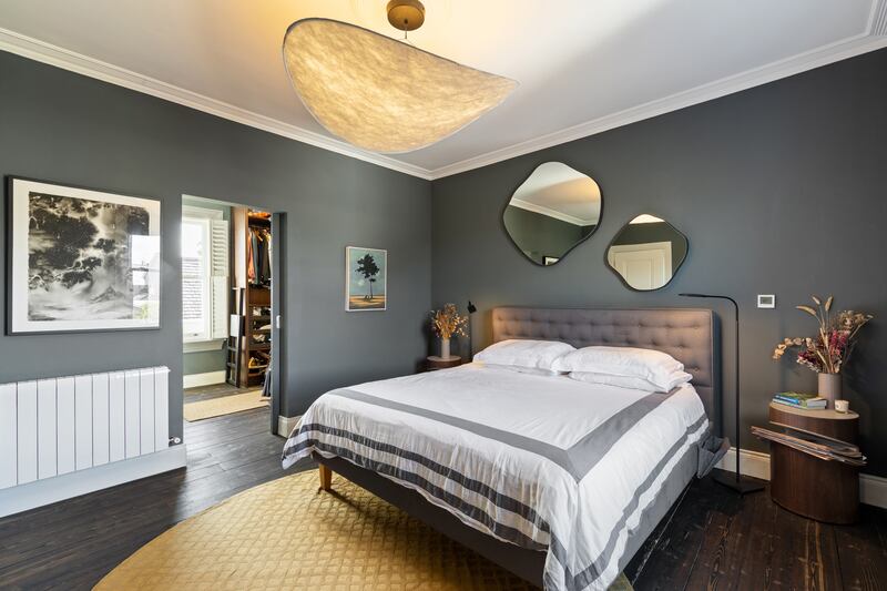 Main bedroom leading to a dressing room