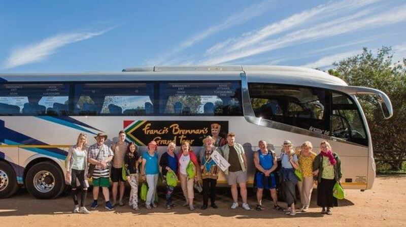 All aboard: Francis Brennan's and his holidaymakers on Grand Tour of South Africa