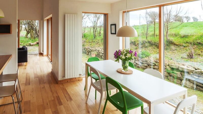 The dining room of  Louise Sliney’s house near Kinsale