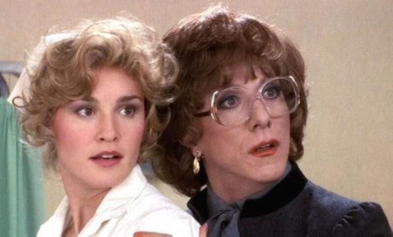 Jessica Lange and Dustin Hoffman in Tootsie