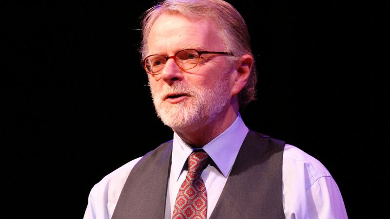 Brian O’Donovan presenting a St Patrick’s Day Celtic Sojourn in 2016