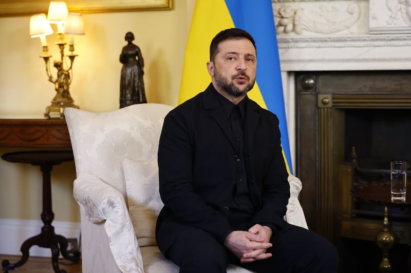Ukraine's President Volodymyr Zelensky. Photograph: Tolga Akmen/EPA