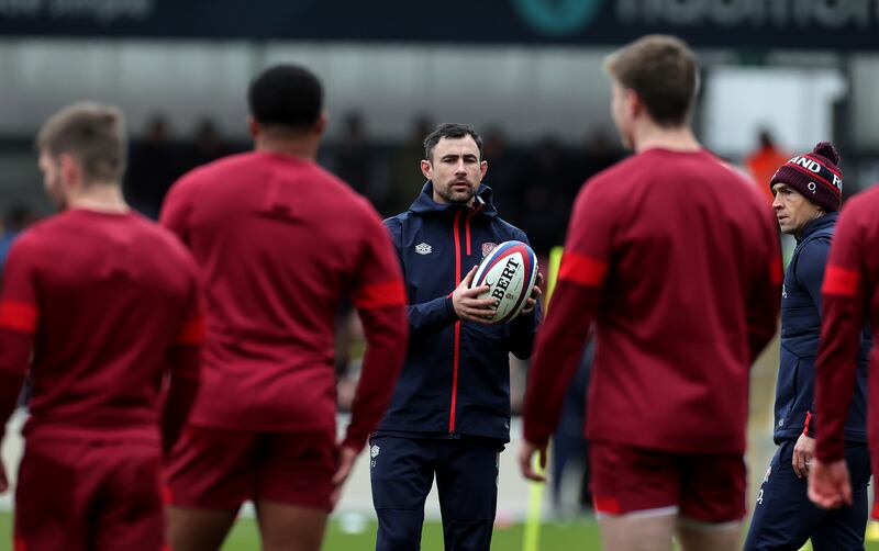 Felix Jones: still working to embed a new defensive system with England.  Photograph: David Rogers/Getty Images