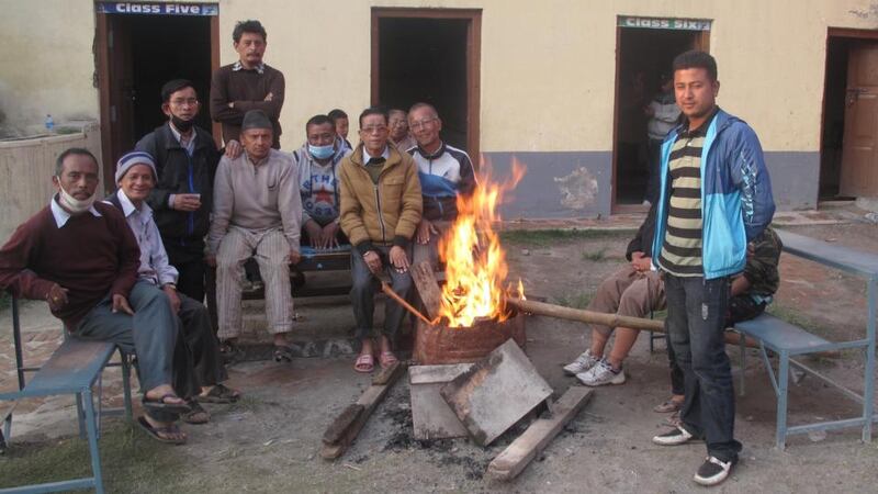 Bijan Tamrakar: “At least 50 or 60 per cent of people here in Bhaktapur were affected by the quake. At least 250 people are dead.” Photograph: Clifford Coonan