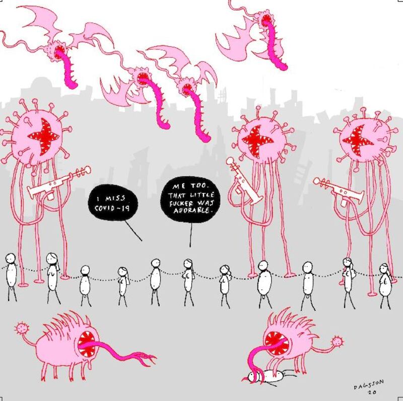 ICELAND, dagsson.com. Cartoonist: Hugleikur Dagsson