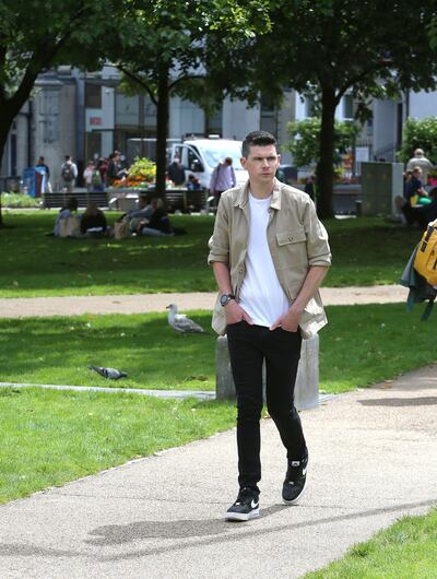 Chris Sherlock in Galway city. Photograph: Joe O'Shaughnessy.